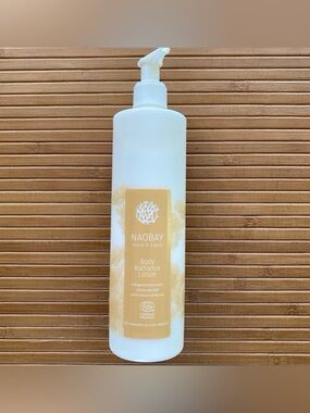 New Organic Vegan NAOBAY Body Radiance Lotion 13.5 oz Bottle Full Size